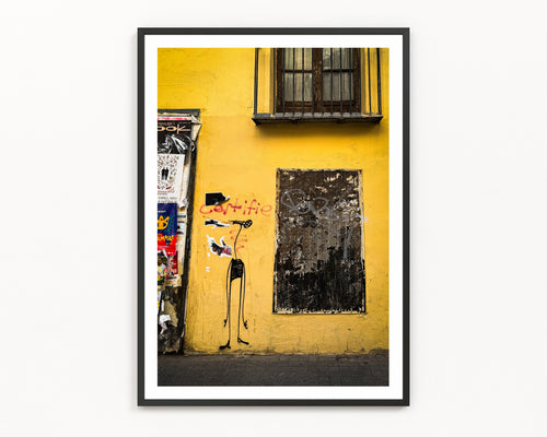 Fine art travel photography print taken in Spain, available A4–A3 – Background Noise by Out Of Frames
